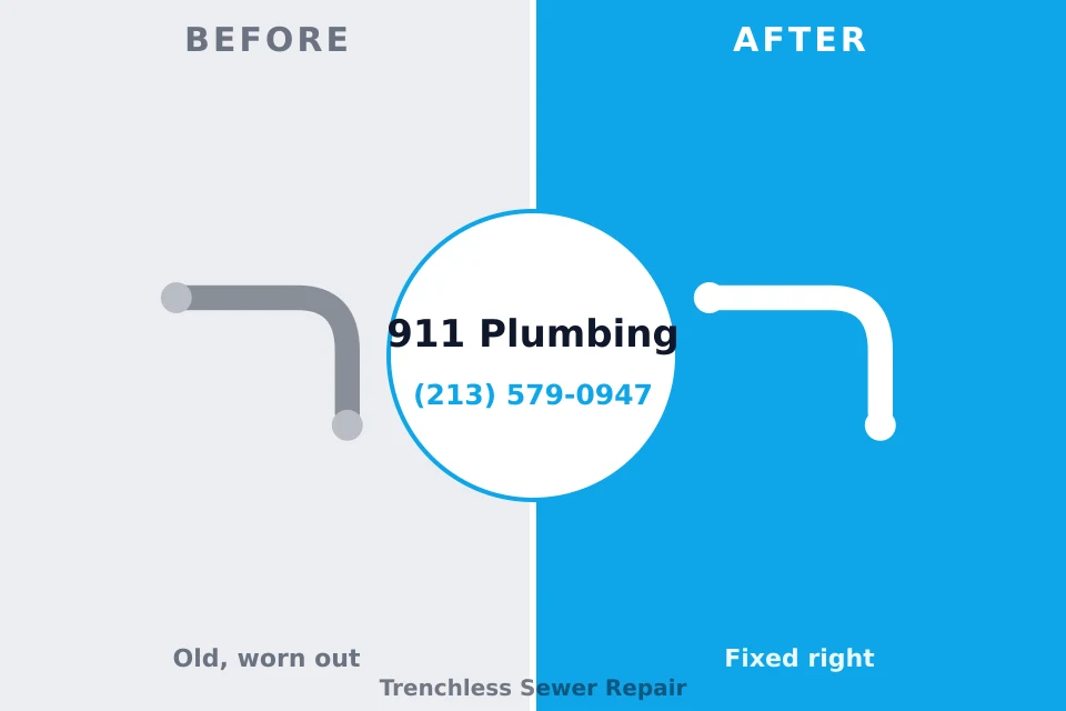 Before and after: plumbing repair Rayville, LA